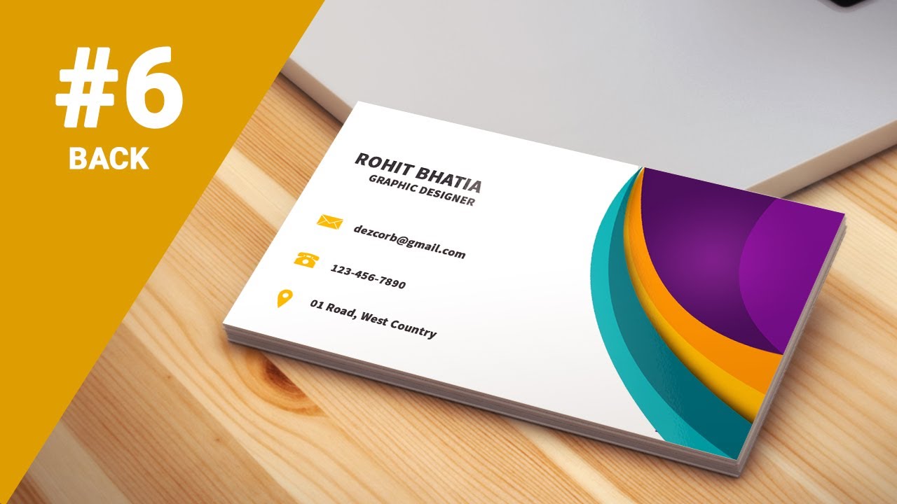 how to design business cards in photoshop 7
