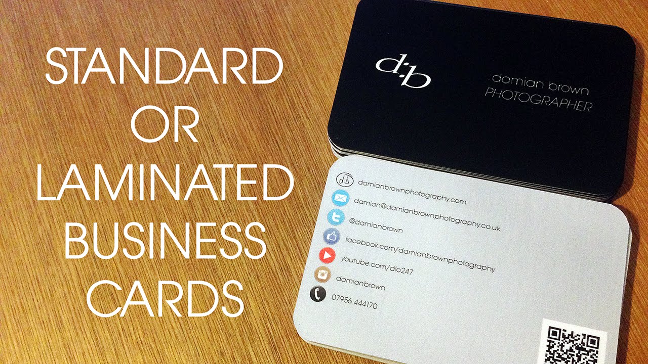 how to laminate business cards 2