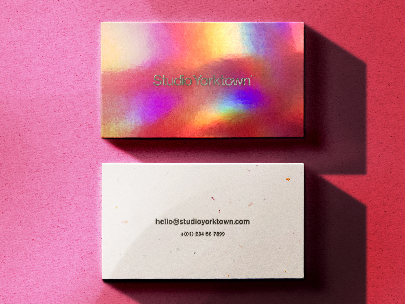 how to make holographic business cards 6