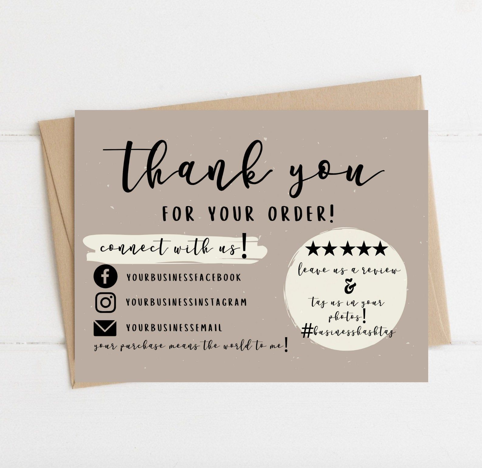 how to make thank you cards for small business 1