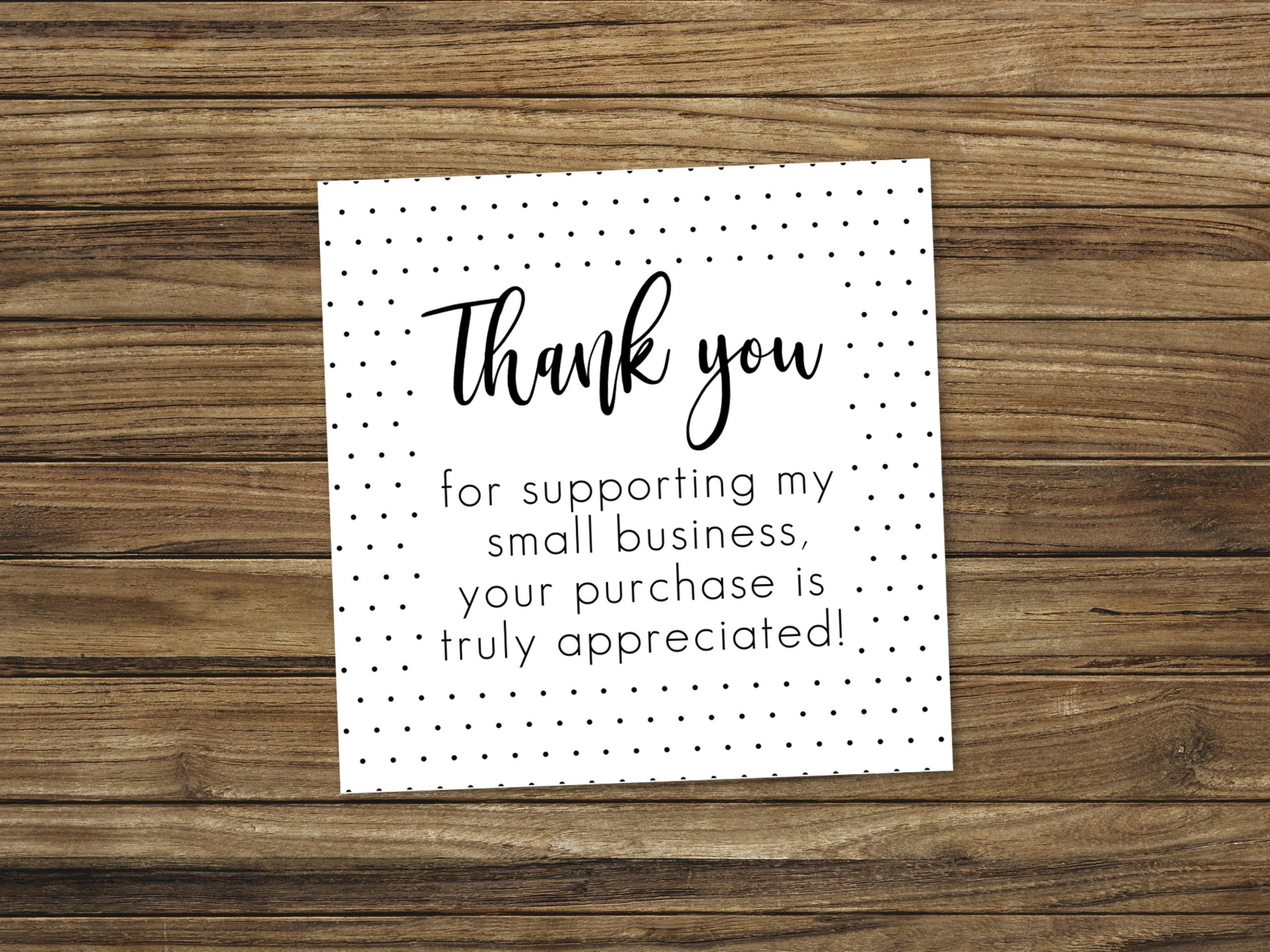 how to make thank you cards for small business 2
