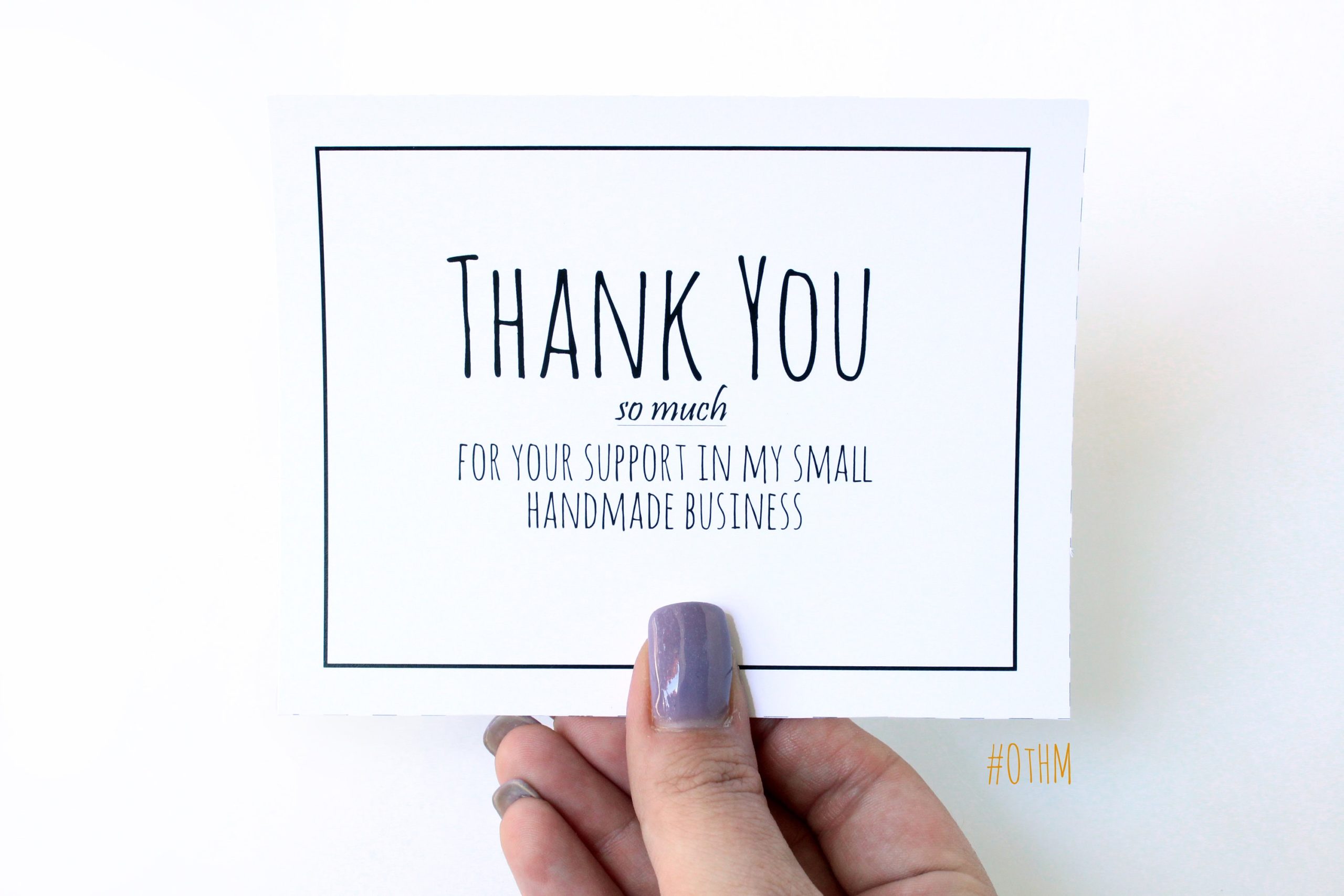how to make thank you cards for small business 5