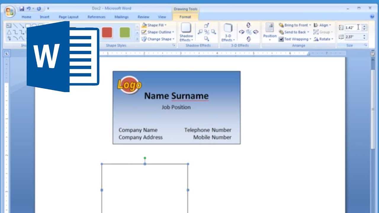 How To Print Multiple Business Cards On One Sheet In Word