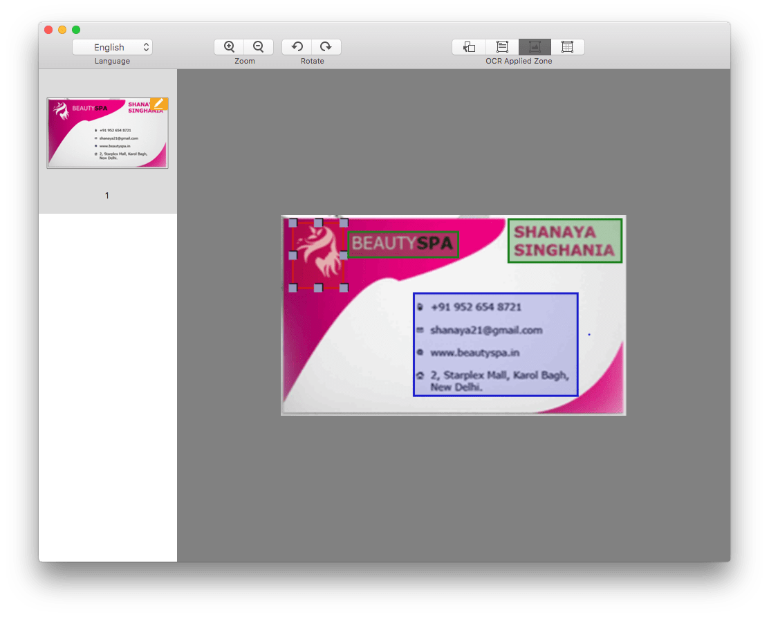 how to scan business cards into excel 8