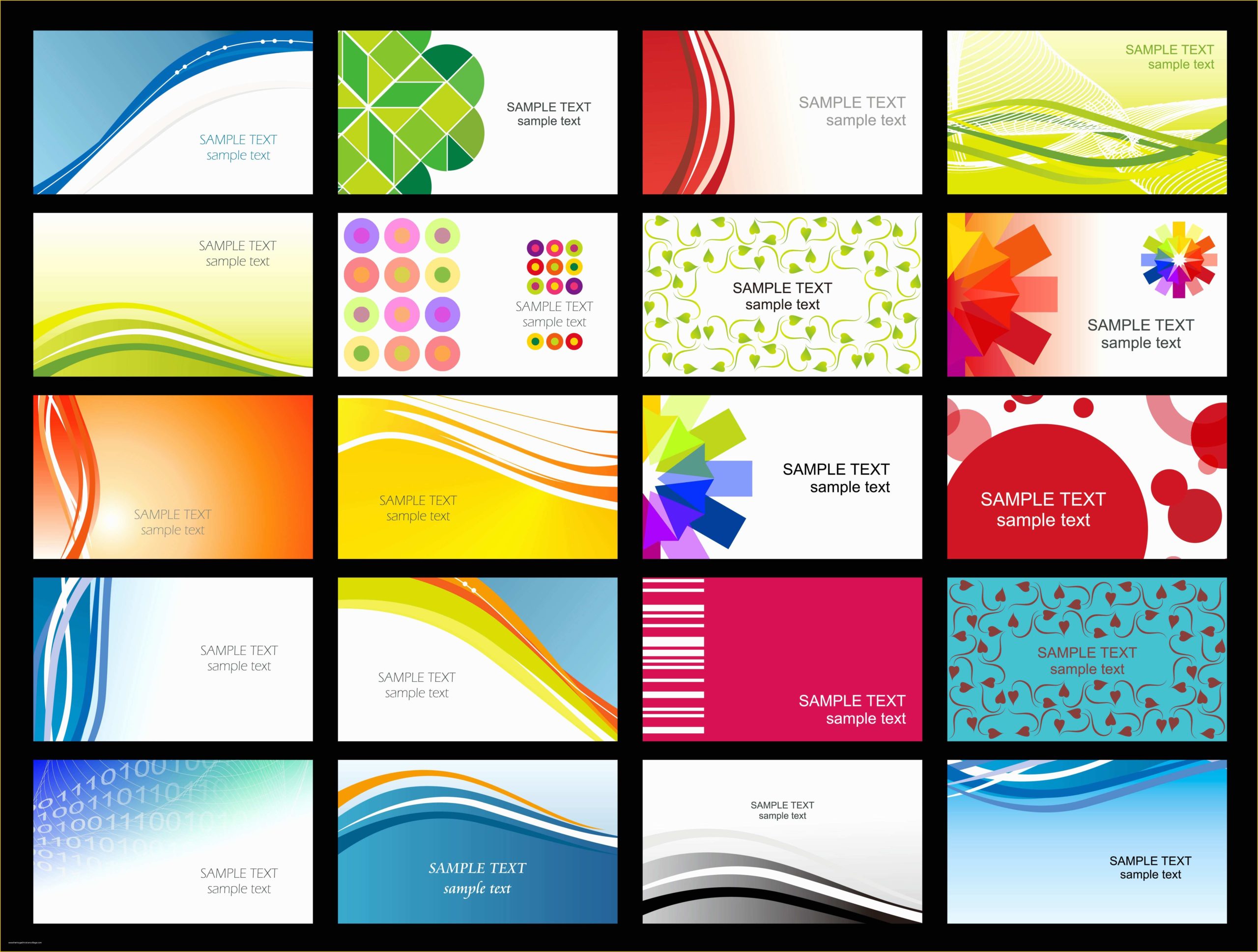 hp business cards 4