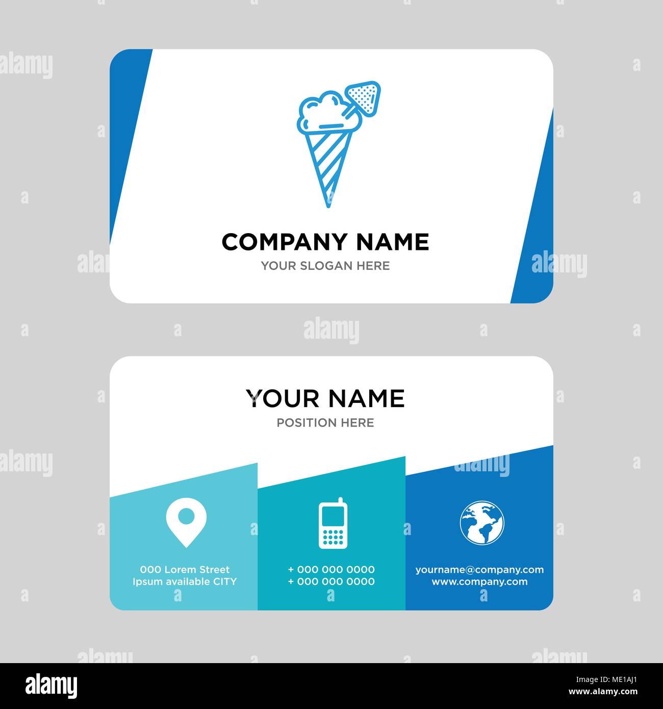 ice cream business cards 4