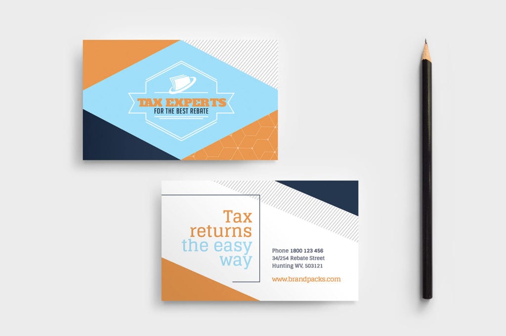 income tax business cards 1