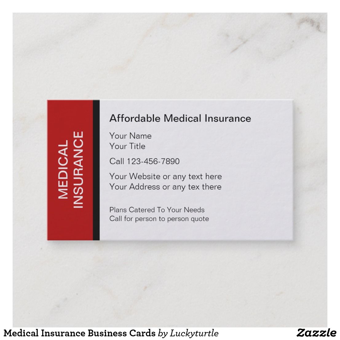 insurance business cards samples 3