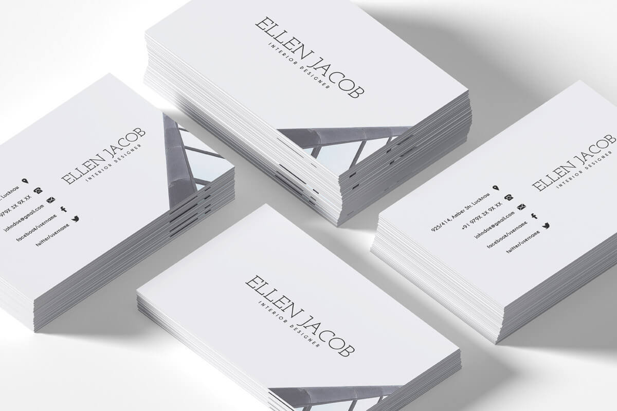 interior decorator business cards 1