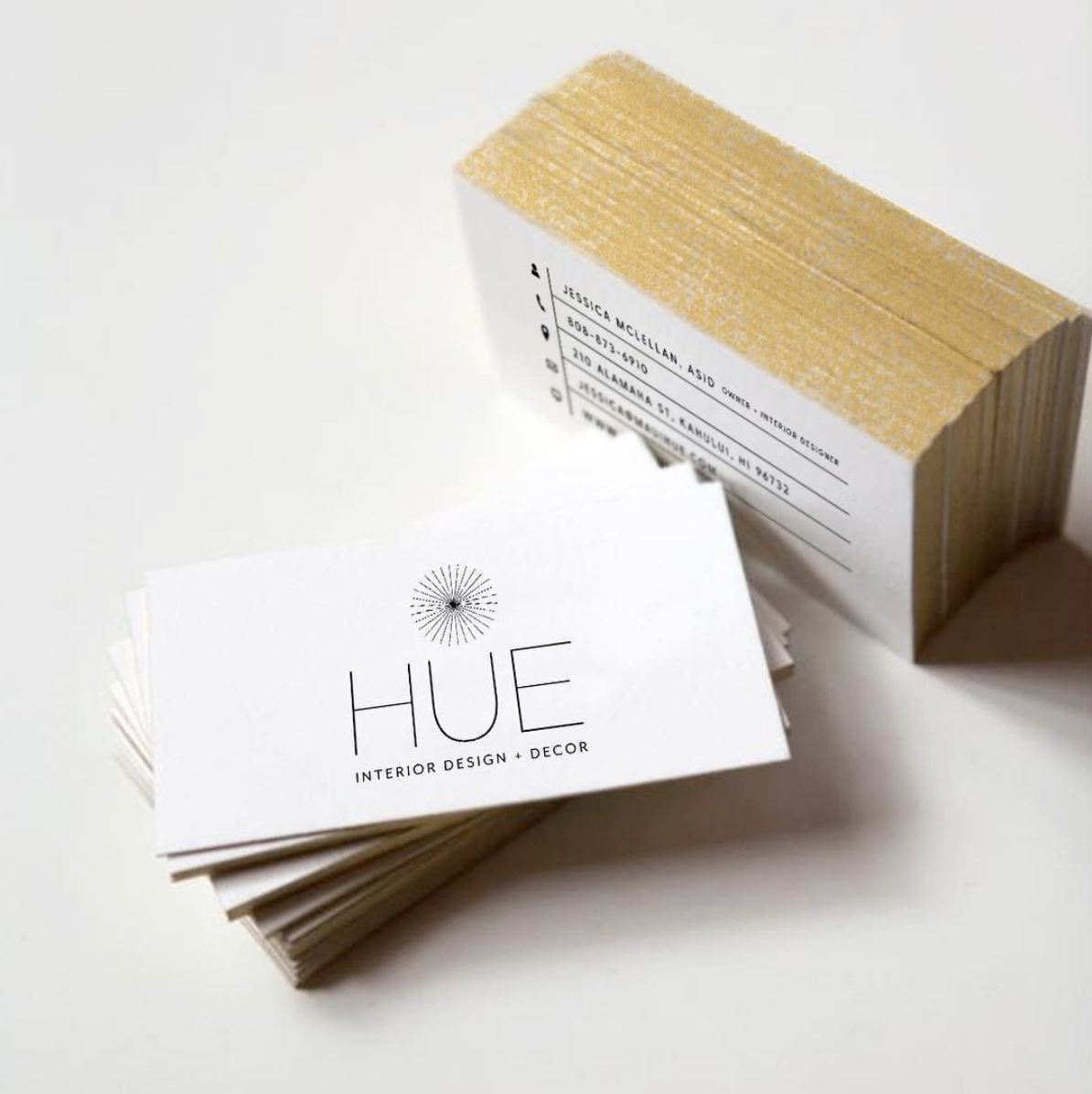 interior decorator business cards 2