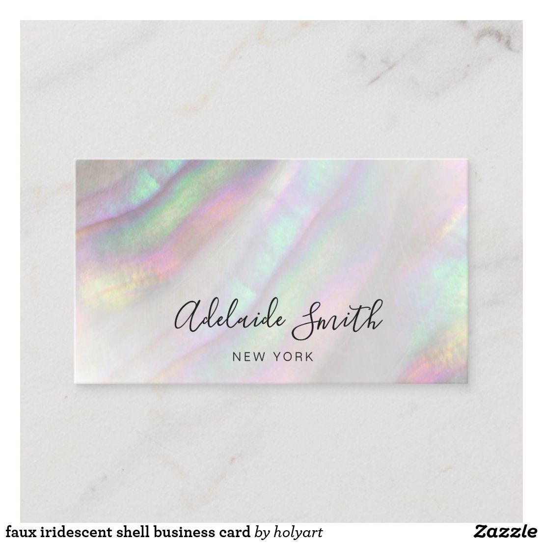 iridescent business cards 2