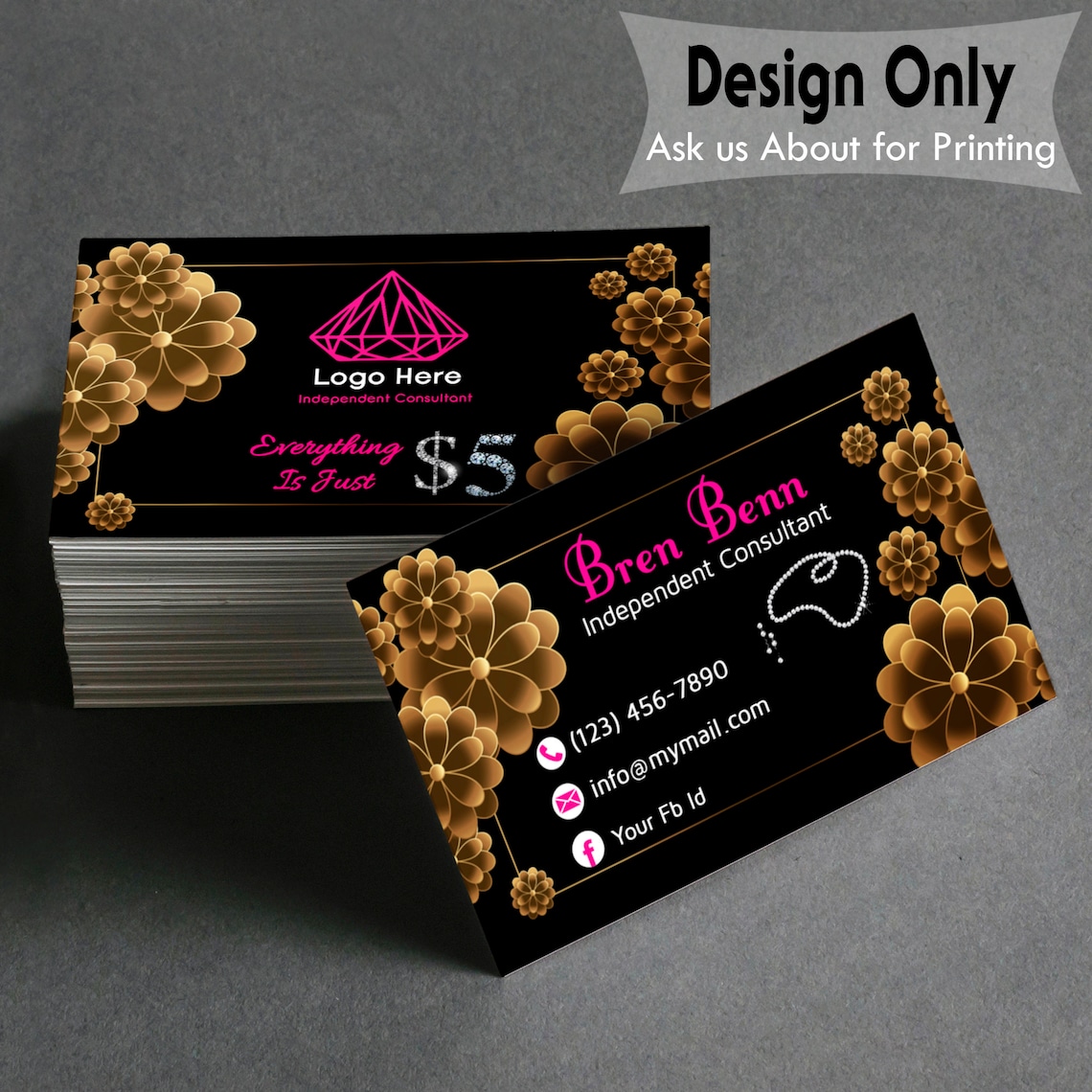 jewelry business cards ideas 6