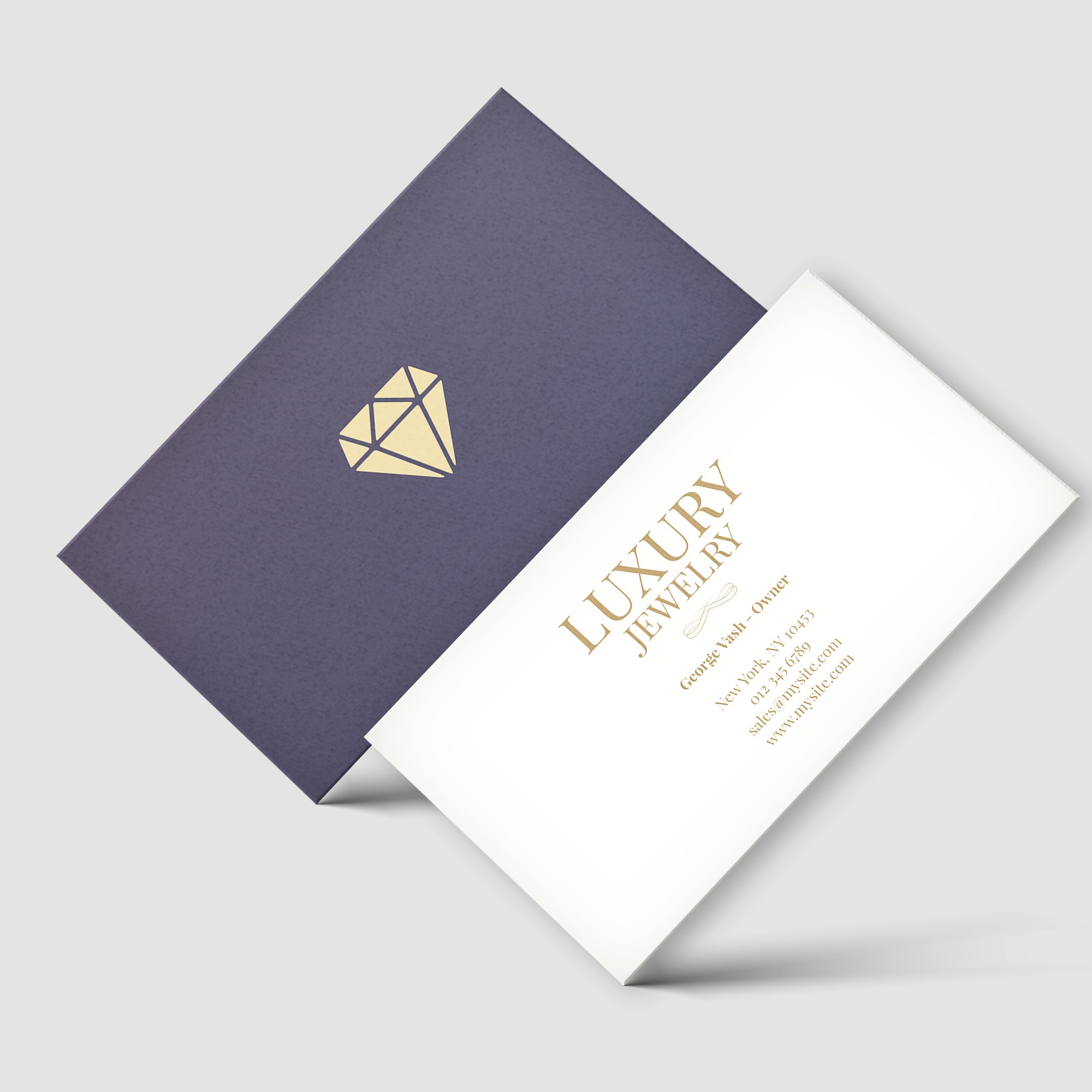 jewelry business cards templates 1