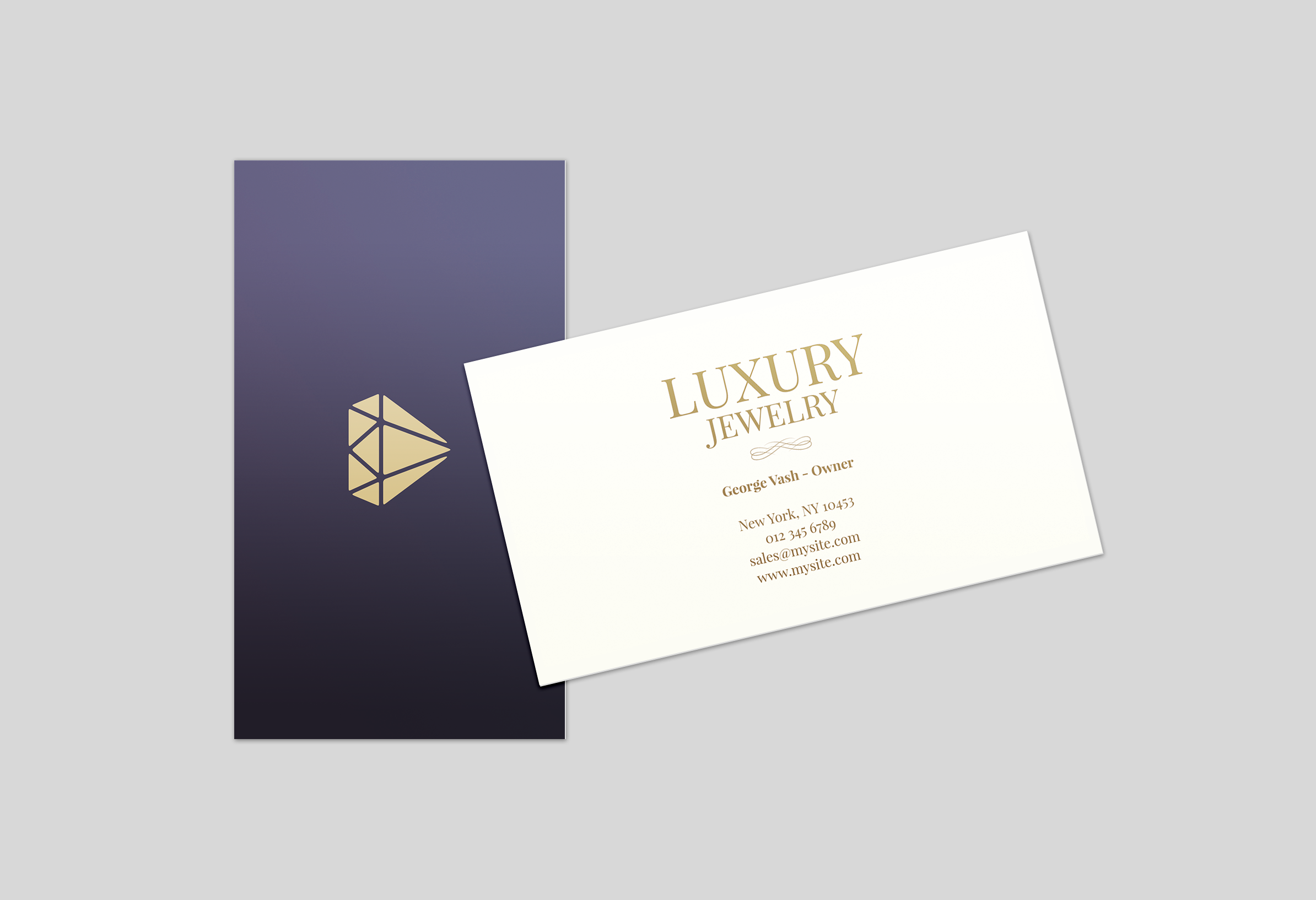 jewelry business cards templates 3