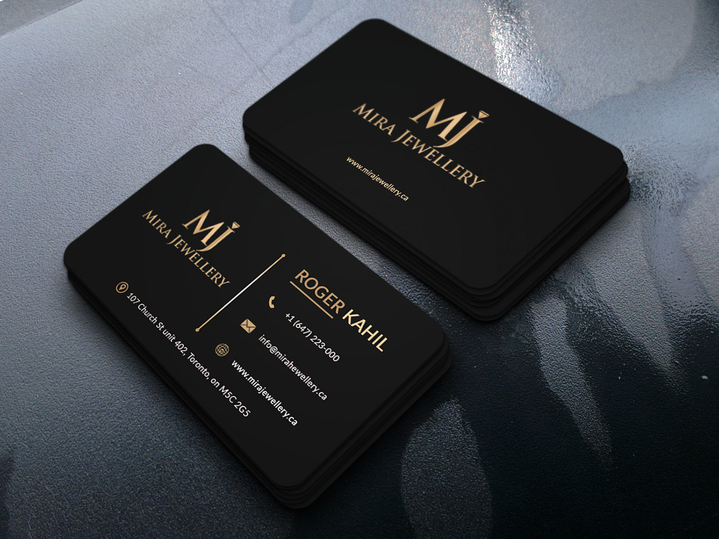 jewelry business cards templates 5