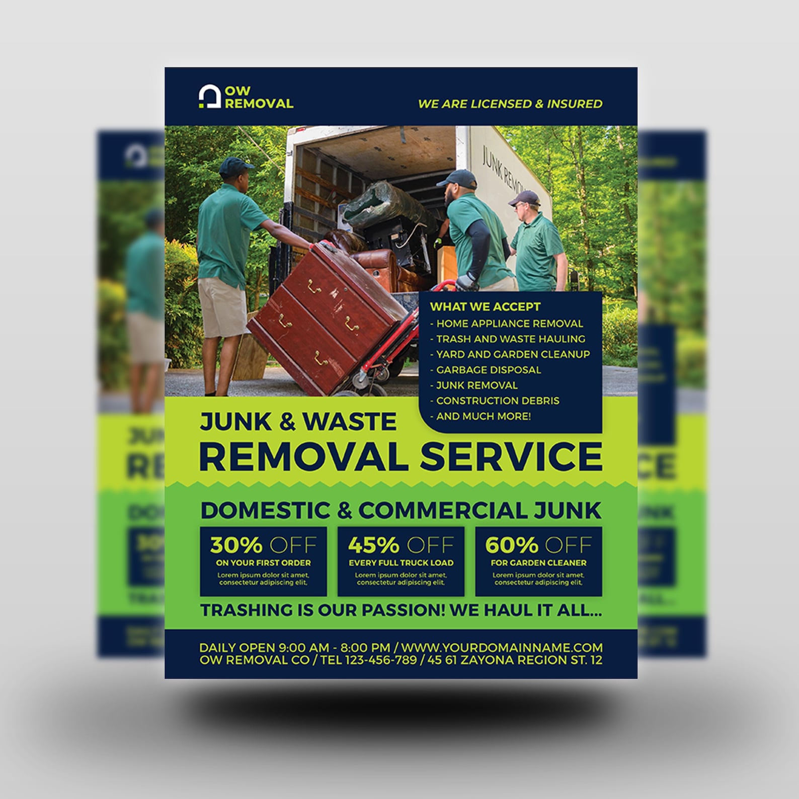 junk removal business cards 3