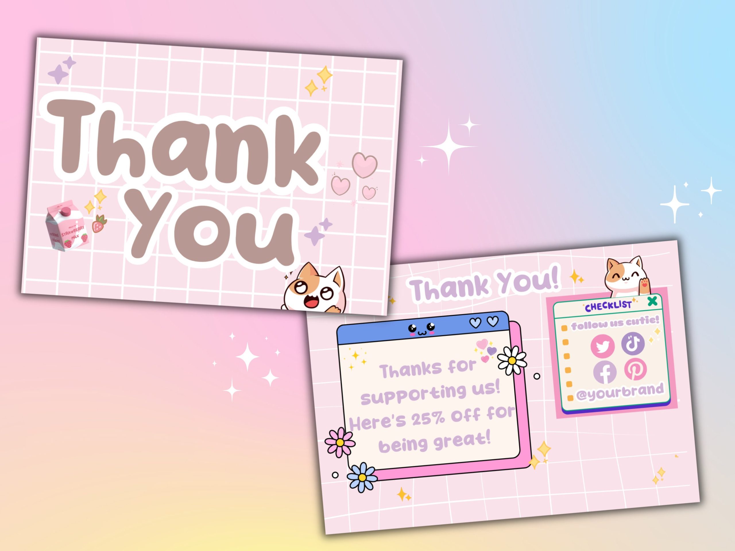 kawaii business cards 3