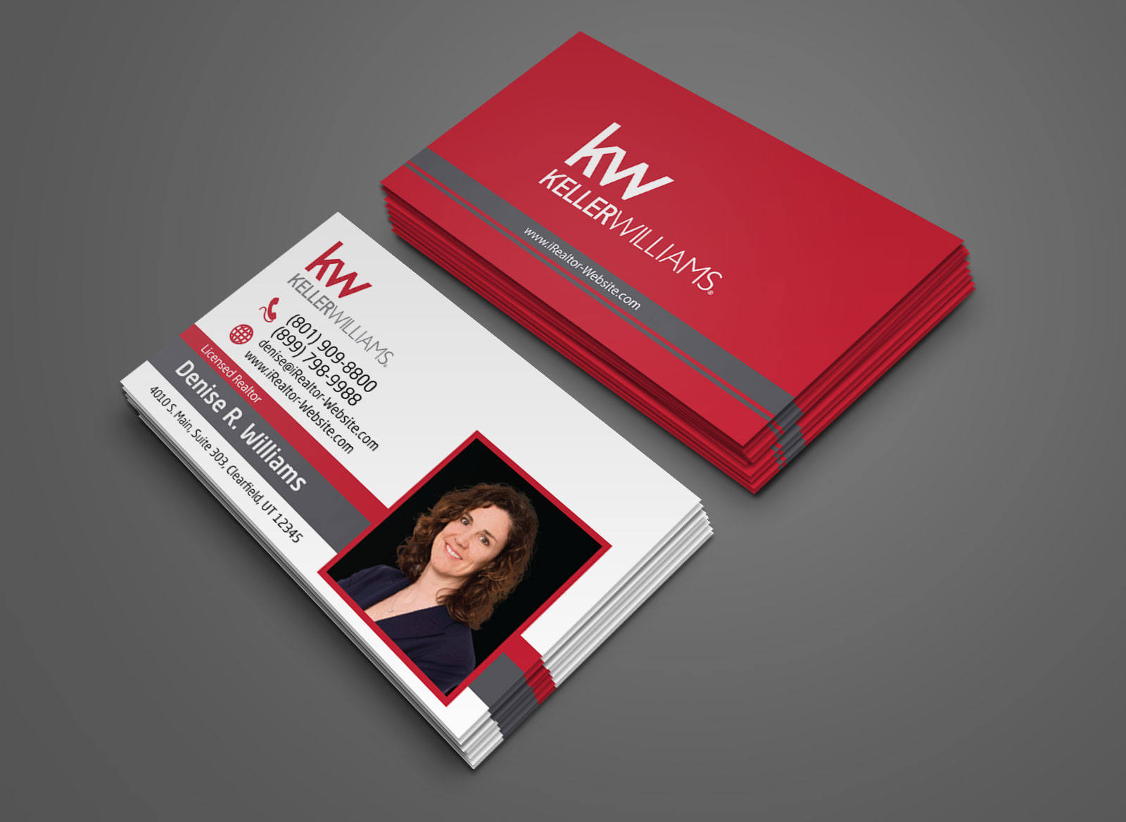 keller williams business cards 3