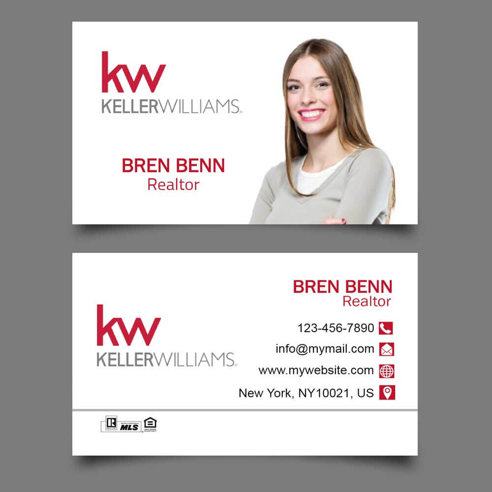 keller williams business cards templates 3