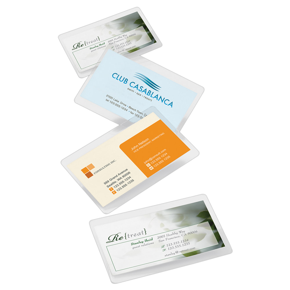 laminated pouches for business cards 3