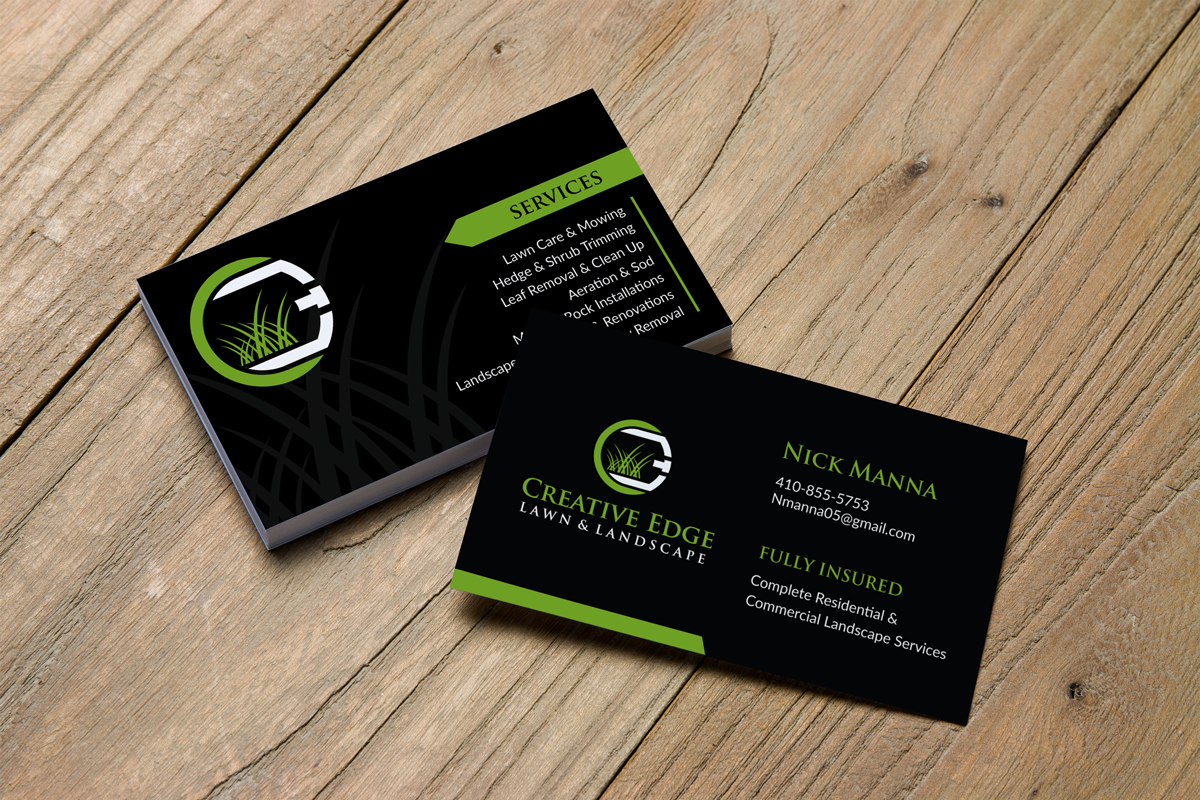 landscape business cards design 2