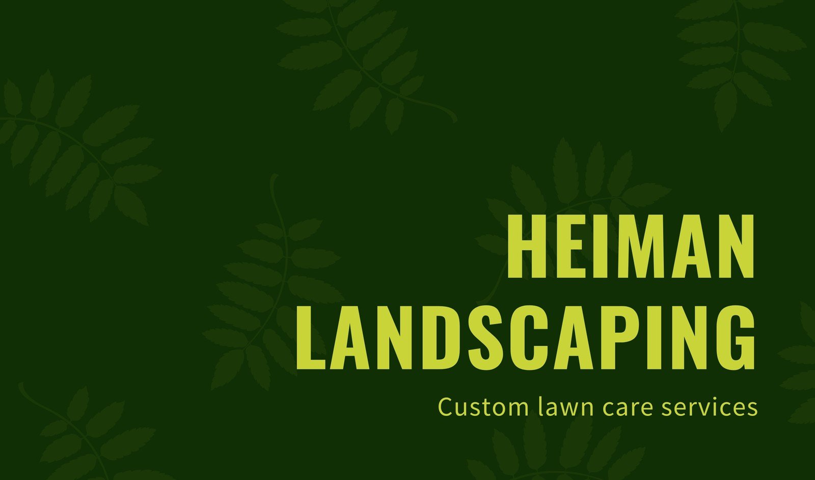 landscape business cards templates free 1
