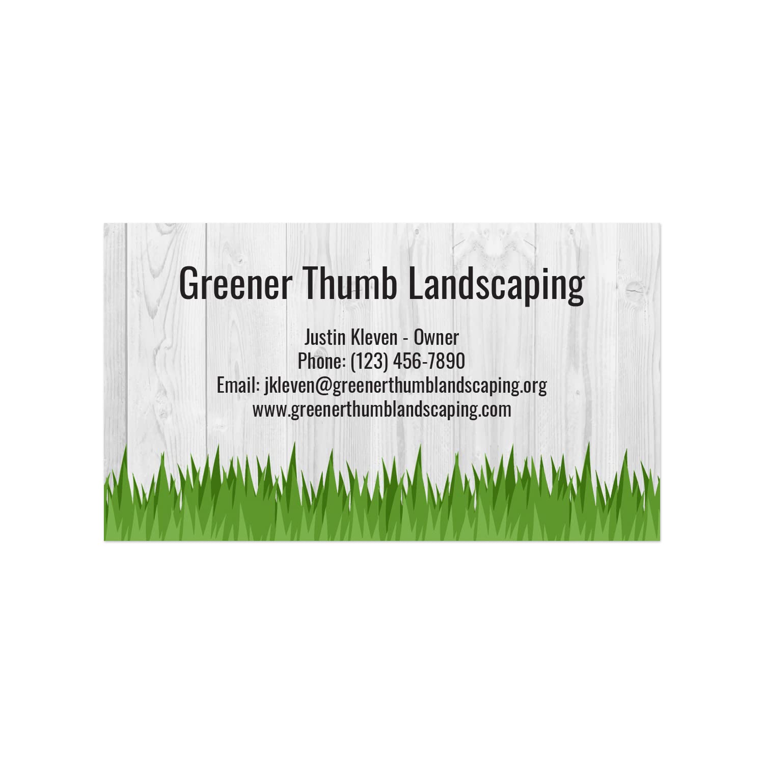 landscaping pictures for business cards 1