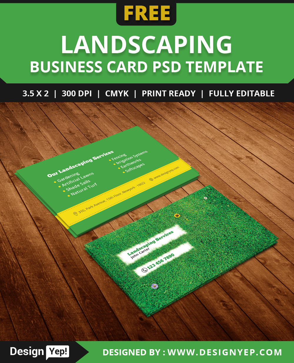 landscaping pictures for business cards 2