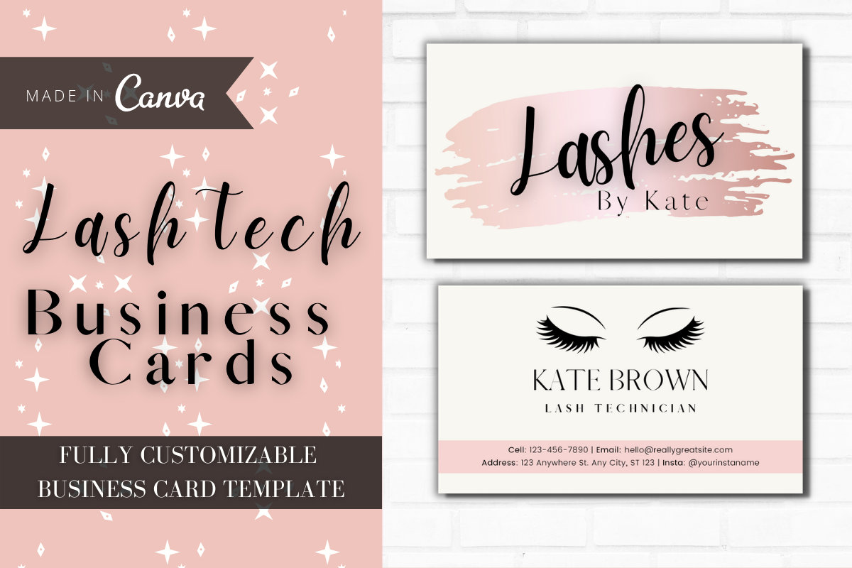 lash tech business cards 3