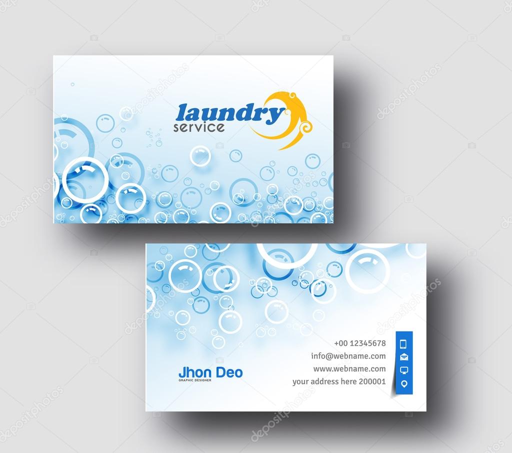 laundry business cards 1
