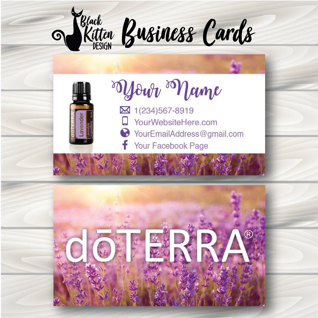 lavender business cards 4