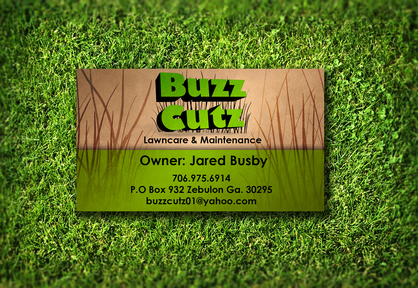 lawn business cards 1
