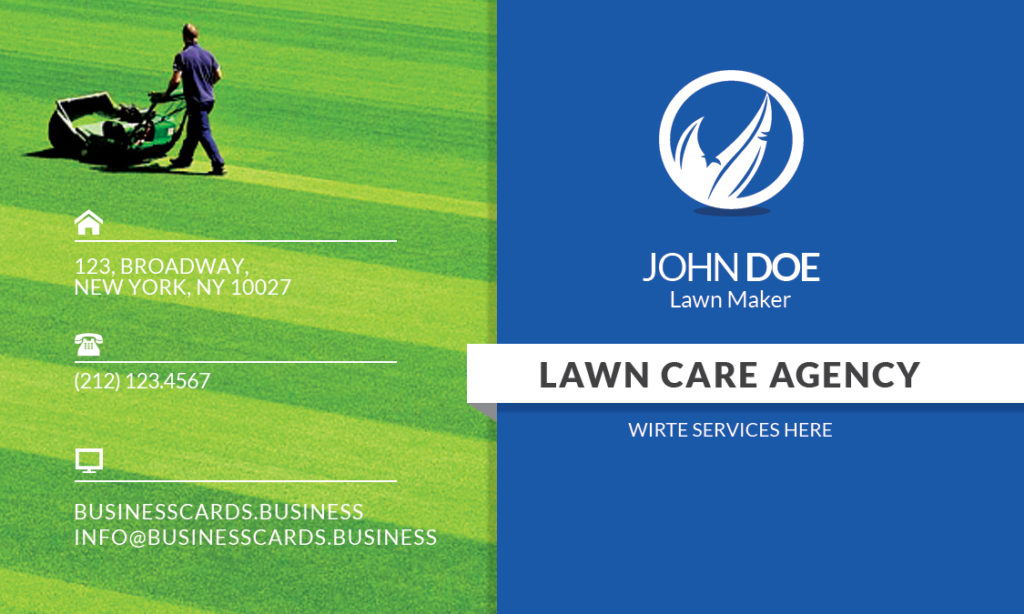 lawn business cards 2