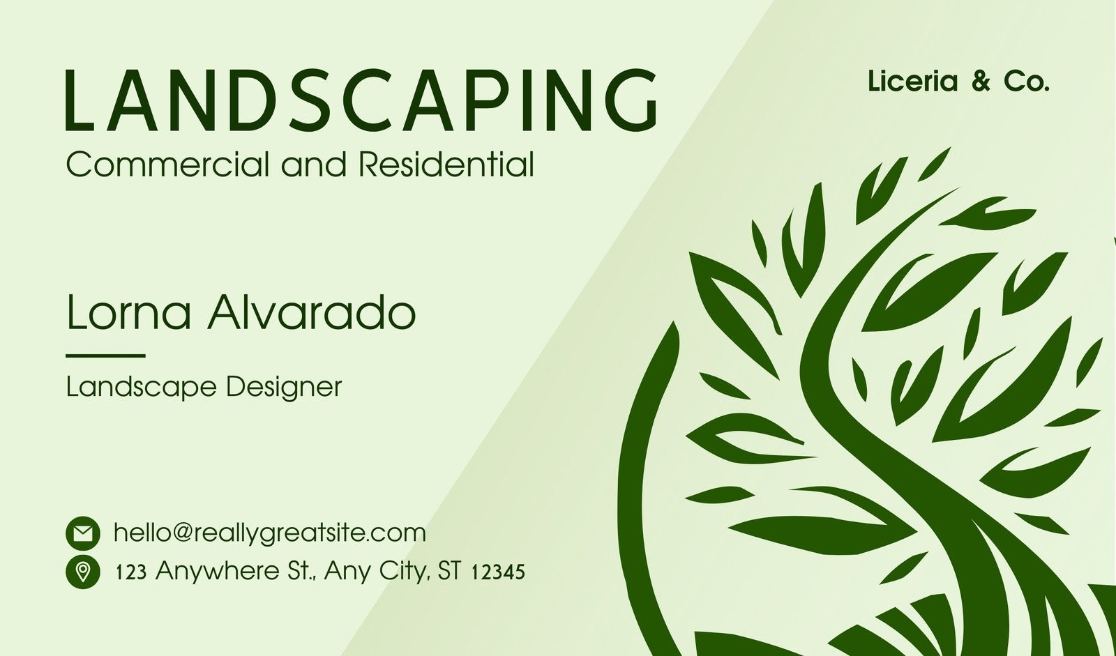 lawn care business cards templates free 2