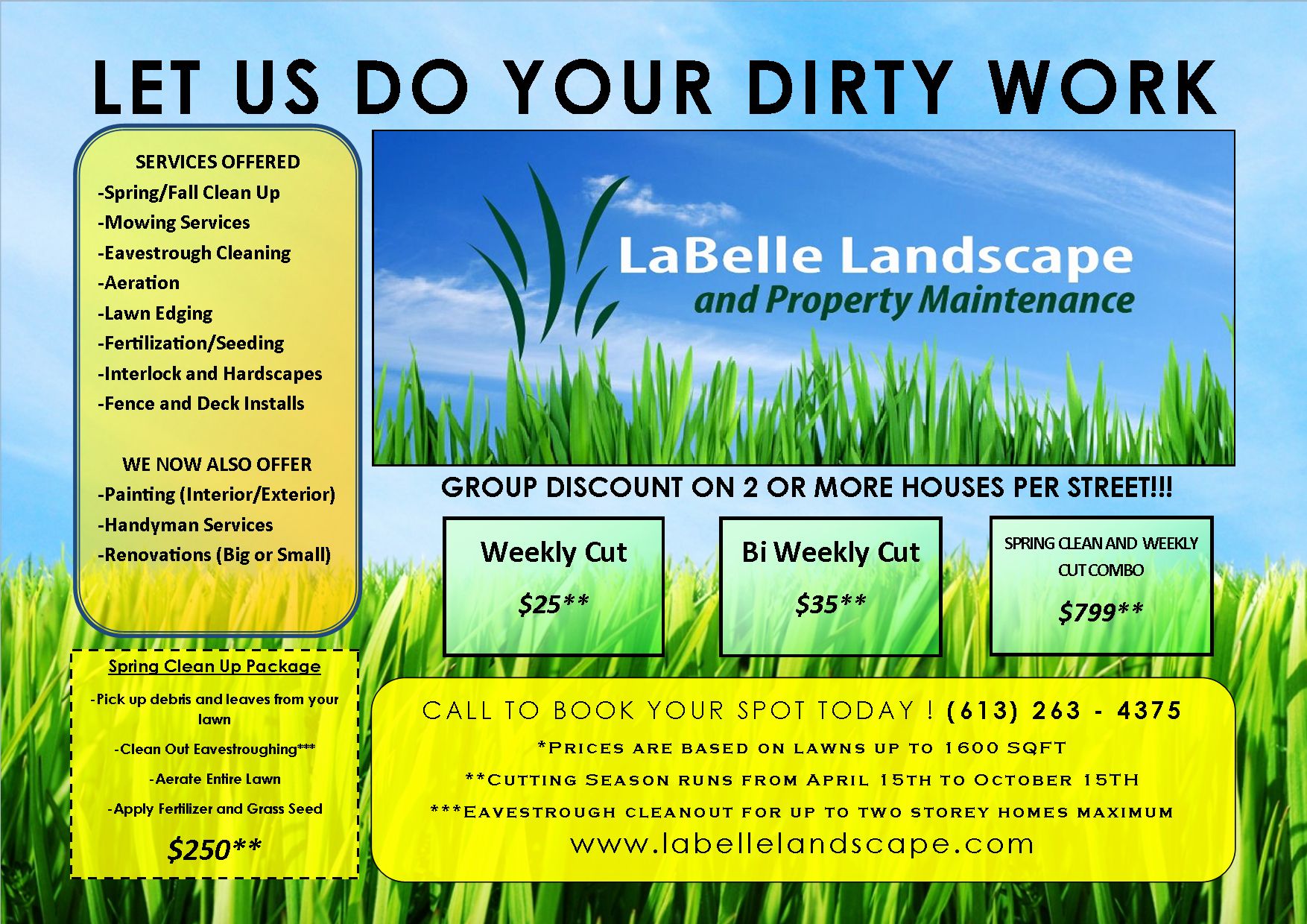 lawn mowing lawn care business cards 7