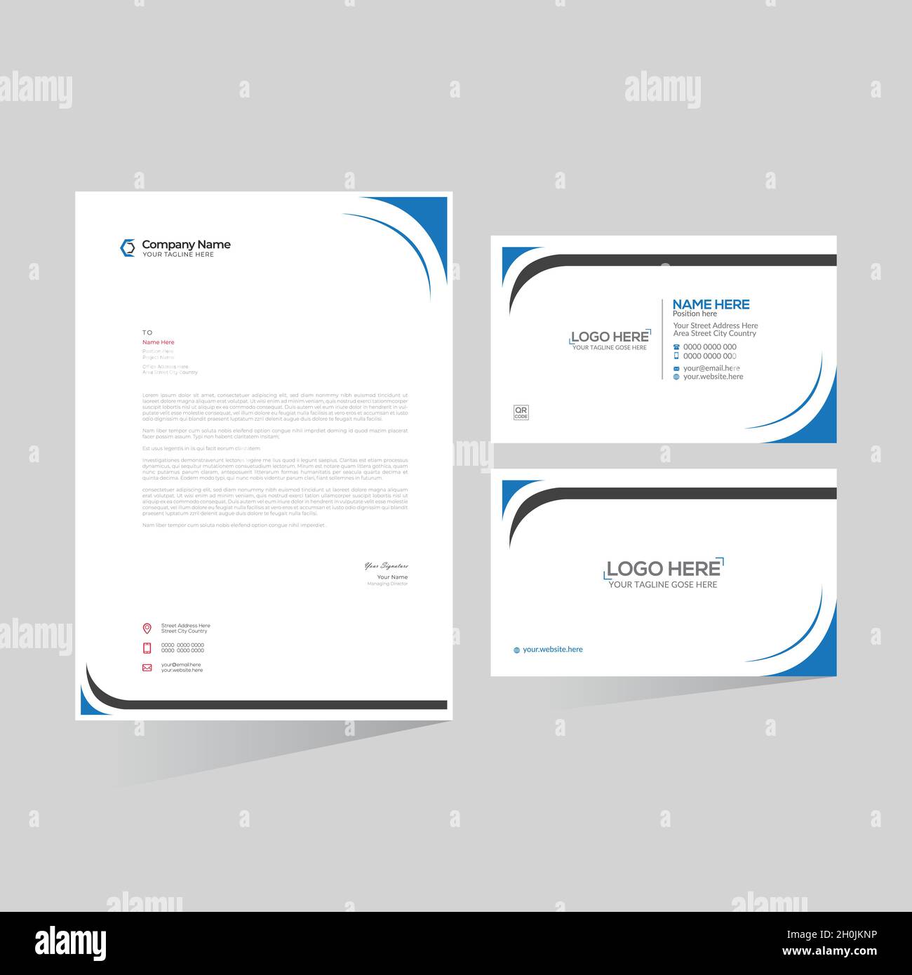 letterheads and business cards 2