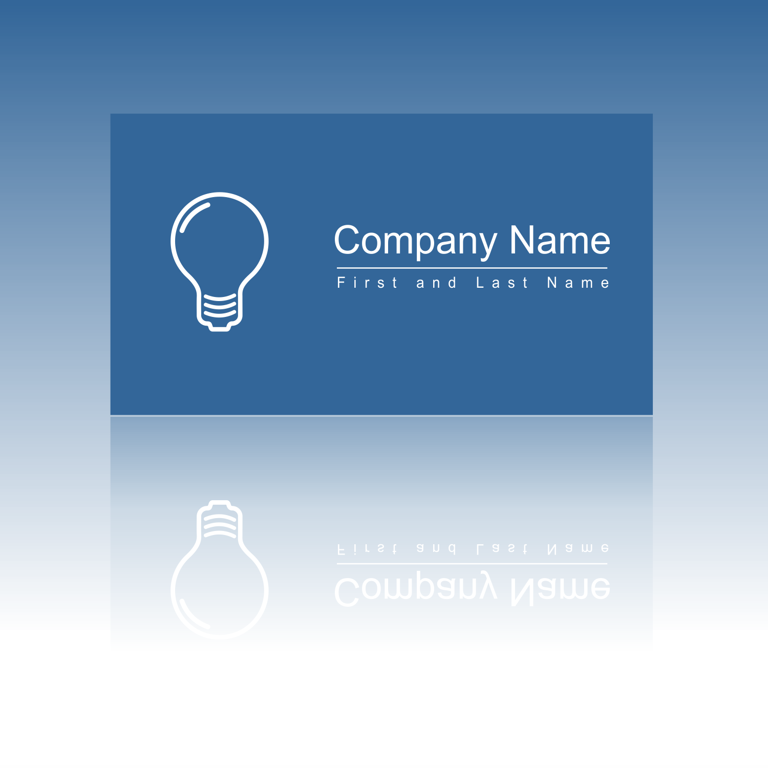 light bulb business cards 5