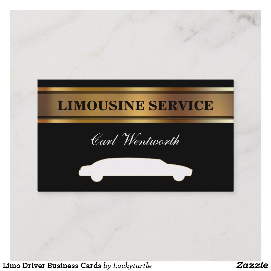 limousine business cards template 3