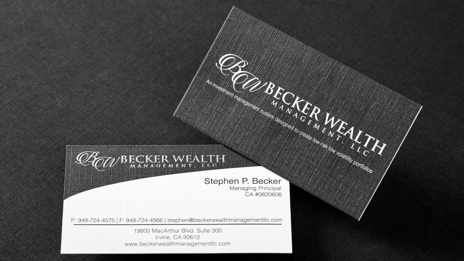 linen business cards embossed 5