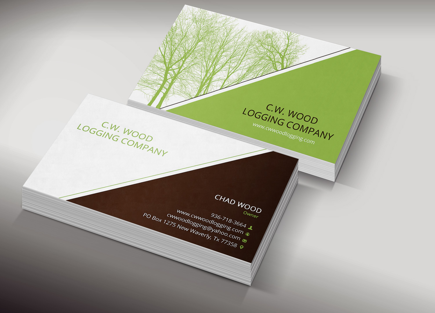 logging business cards 1
