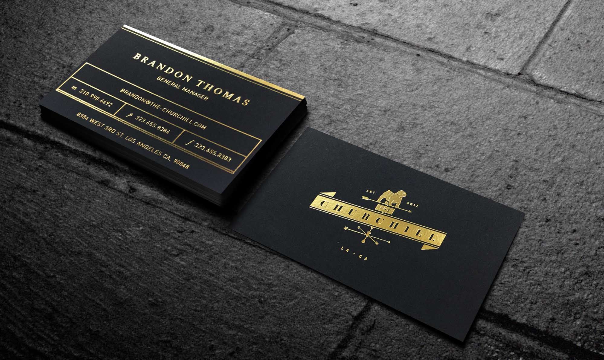 los angeles business cards 2