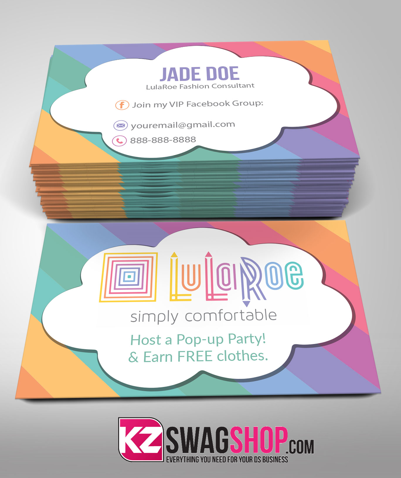 lularoe custom business cards 1