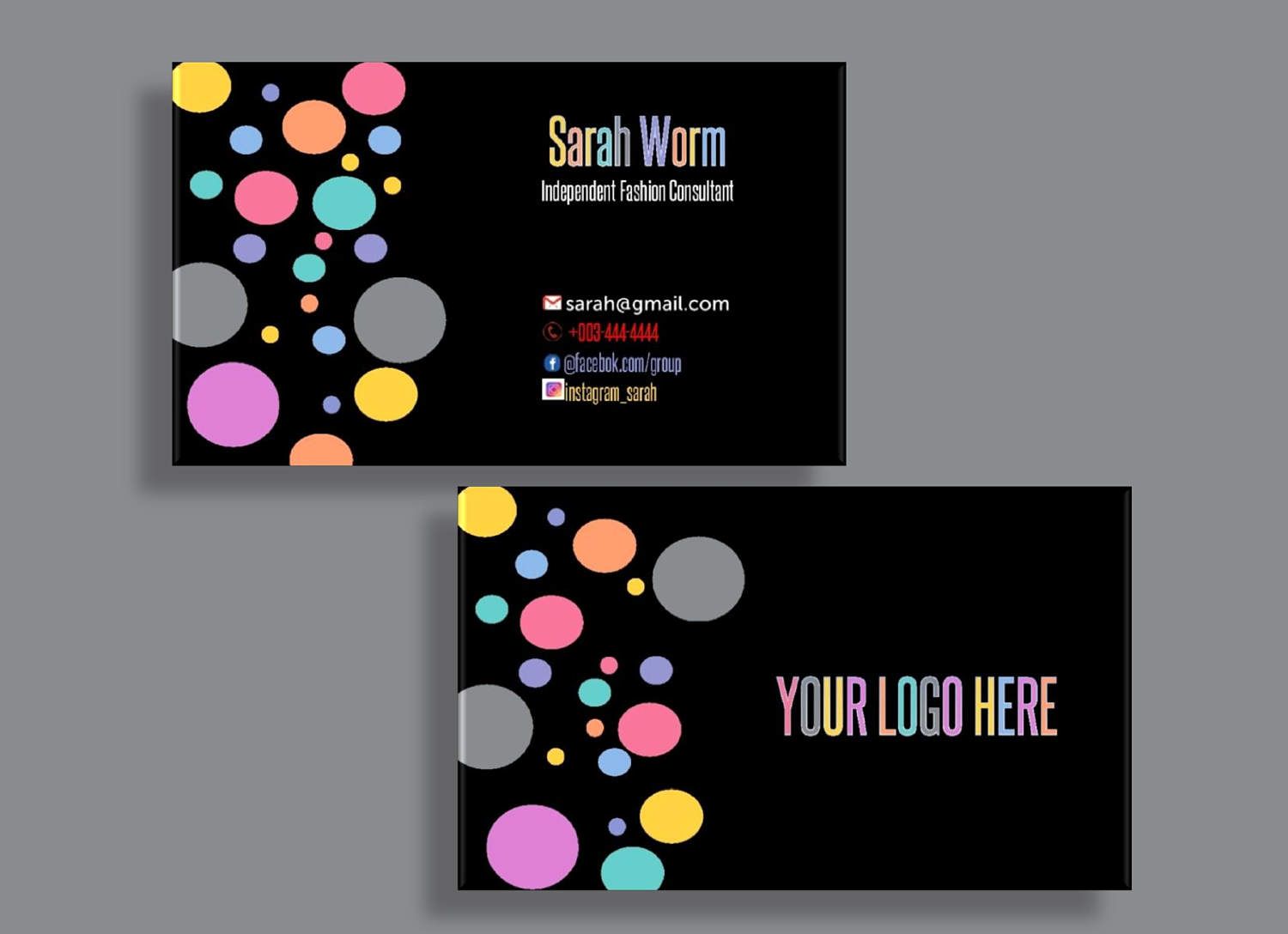 lularoe home office approved business cards 1