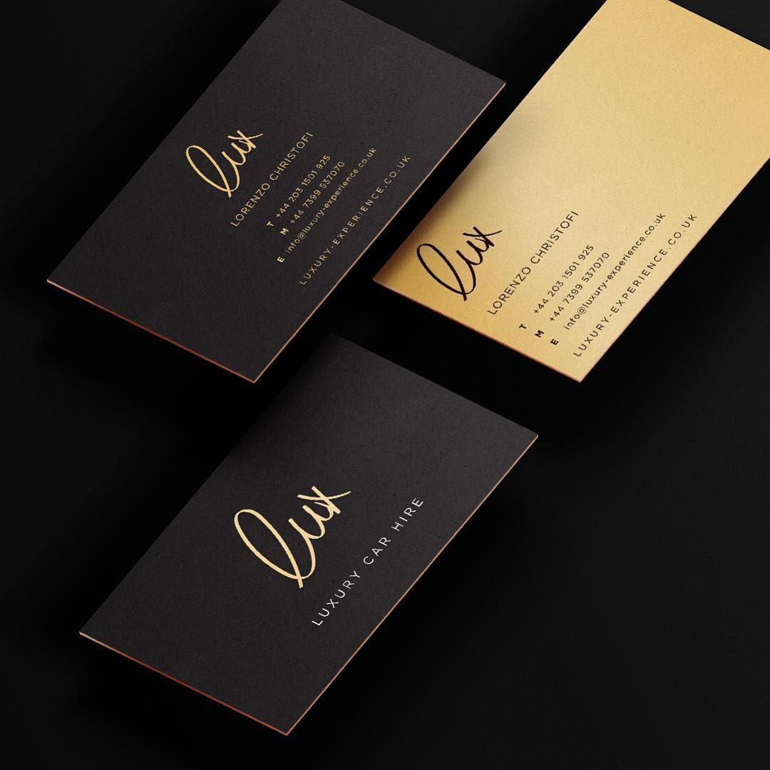 lux business cards 2