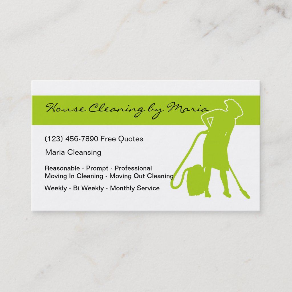maid business cards 1