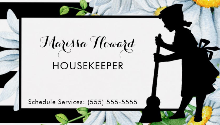 maid business cards 5