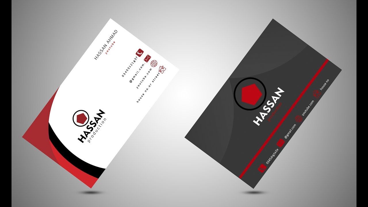 make business cards in photoshop 4