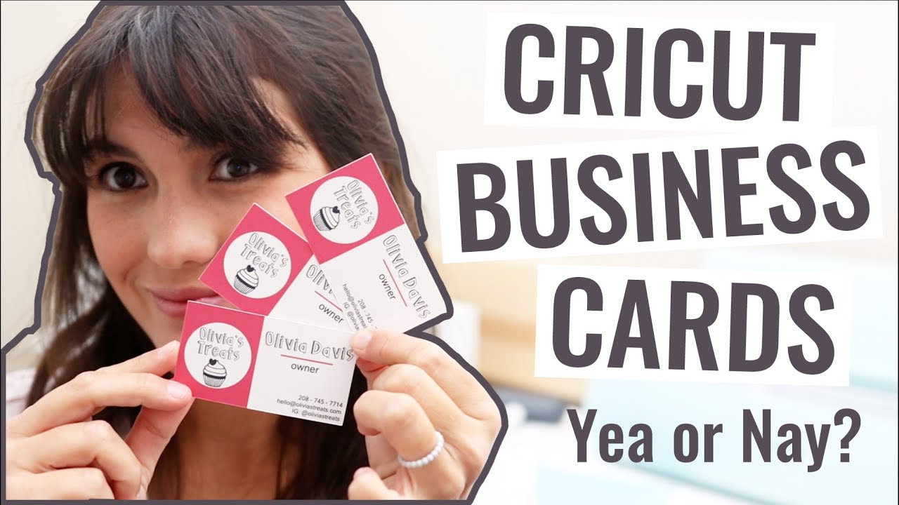 make business cards on cricut 4