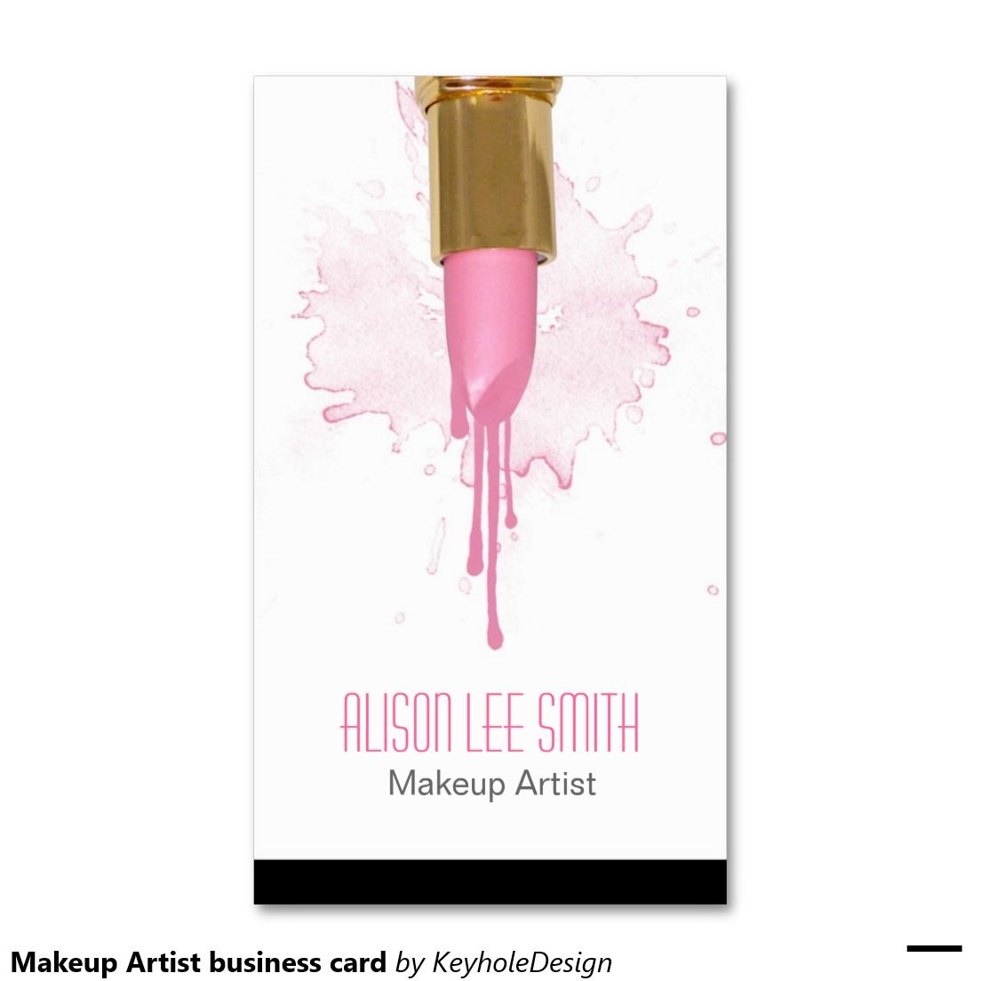 makeup artist business cards ideas 4