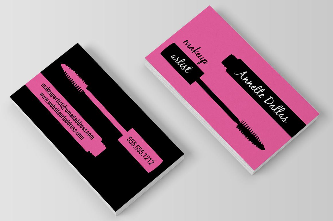 makeup artists business cards examples 4